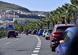 La circunvalación ganará dos carriles en Tamaraceite para solucionar los atascos