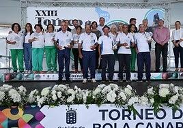 Los Roquitos A y Peña de Tahíche, ganadores del torneo Abuelos Conejeros