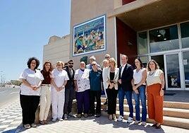 Culmina la ampliación del consultorio de Arinaga, que estrena mural de Artill