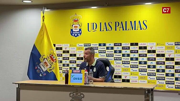 Diego Martínez analiza el encuentro de la UD Las Palmas frente al Leganés