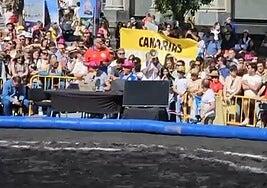 El 18M se cuela en la luchada de Madrid: «El Gobierno de Canarias, es una inmobiliaria»