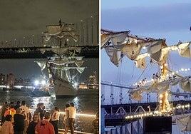 Dos muertos y 20 heridos al chocar un buque escuela mexicano contra el puente de Brooklyn