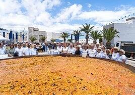 Una paella gigante por las fiestas de El Tablero