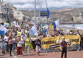 Manifestación del 18M: Canarias «no va a parar» hasta lograr un cambio de rumbo