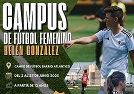Belén González innova con un campus solo para jugadoras