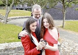 «Estoy muy orgullosa de ti», dice la princesa Leonor a su hermana