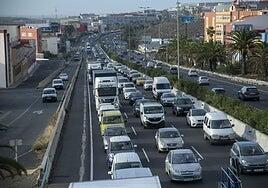 Colisión en la GC-1 entre dos vehículos, a la altura de La Mareta: «Se ruega mucha precaución en la zona»