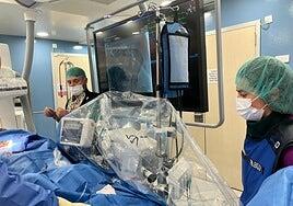 Nueva técnica en Hemodinámica en el Hospital Doctor José Molina Orosa