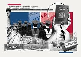 Unos 400 españoles esperan la revisión de sus redes para obtener una visa de estudios en EE UU