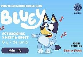 Baila, canta y hazte una foto con Bluey en Alisios