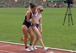 La atleta que fue descalificada por ayudar