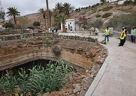 La alberca de Betancuria se pone guapa