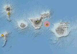 Tres seísmos sacuden Canarias: uno a solo 2 km de profundidad bajo el Teide