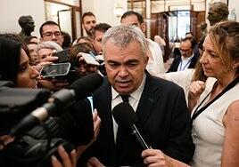 Cerdán entrega su acta de diputado y deja de estar aforado