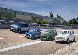 El emotivo encuentro entre el Renault 4 original y su reinterpretación eléctrica