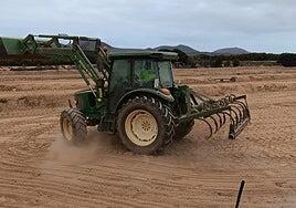 Arreglo de gavias con maquinaria insular