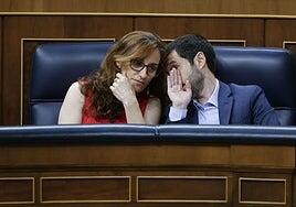 Yolanda Díaz evita la foto junto a Sánchez al no acudir a la sesión de control