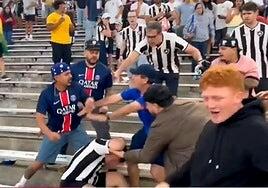 Una pelea en la grada empaña el histórico triunfo del Botafogo ante el PSG