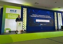 Manuel Domínguez resalta las ventajas de Canarias como centro de negocios entre Europa, África y América