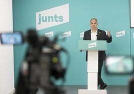 Turull: «España es más comprensiva con las armas que con las urnas»