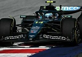 Alonso: «Hoy hice una contrarreloj en bicicleta, con motor»