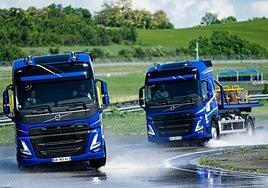 Camiones al límite en Ladoux: así son pruebas de Michelin para transportistas europeos