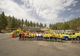 Inaugurado el refugio y centro de operaciones contra incendios en Artenara