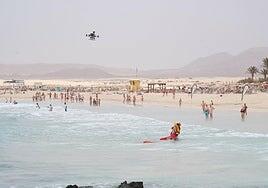El dron que puede salvar vidas en el mar