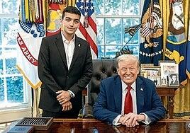 Trump recibe a un exmilitar liberado por Hamás