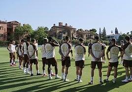 La UD ya suda en Marbella