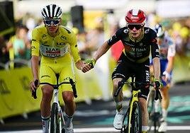 El Pogacar más conservador y el Vingegaard más agresivo