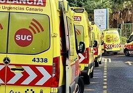 Un hombre de 28 años, grave tras sufrir un accidente deportivo en el muelle de Tazacorte, en La Palma