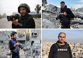 Los periodistas palestinos también pasan hambre