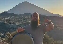 Indignación con un influencer que hizo un lanzamiento de paellera en el Parque Nacional del Teide