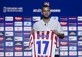 El Atlético cierra su semana fantástica con las presentaciones de Hancko y Pubill