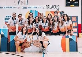 Silvia Bautista, subcampeona de Europa universitaria