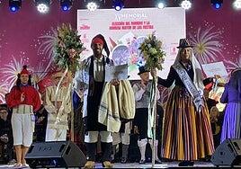 Fernando Santana y Neisha Ajwani, romero y romera de las Fiestas de San Lorenzo