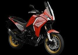 Moto Morini X-Cape 700 Gold Edition, con llantas doradas y mayor equipamiento