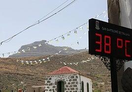 Gran Canaria es la olla de España con los 43,5 grados de Tasarte y este domingo llega lo peor