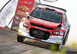 Victoria de Loubet en un durísimo Rally Isla de Los Volcanes