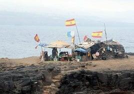 El juez autoriza la entrada en el búnker ocupado del Confital para recuperarlo para uso público