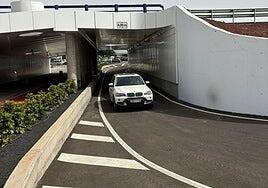 Abre el nuevo paso inferior bajo la LZ-2, en Playa Honda