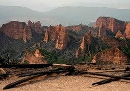 Las Médulas, el paraje Patrimonio de la Humanidad devastado por los incendios