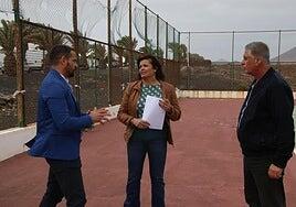 Mejoras en dos canchas de Costa Teguise