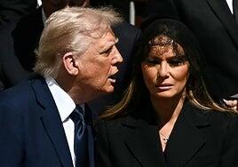Melania Trump amenaza con denunciar al hijo de Biden por insinuar que Epstein la presentó a su marido
