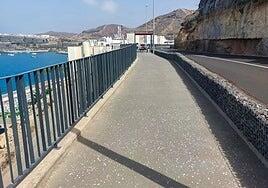 Adjudicada la renovación de la barandilla del paseo entre Arguineguín y Patalavaca