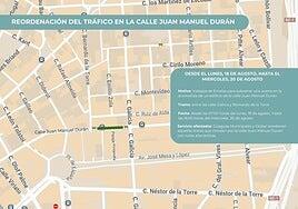 Atentos al tráfico este lunes: se corta un tramo de Juan Manuel Durán en Las Palmas de Gran Canaria