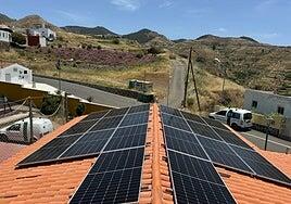 Gáldar instala placas fotovoltaicas en el hotel rural de Juncalillo