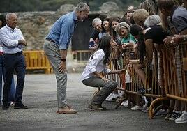 Los Reyes trasladan su apoyo a los afectados por los incendios en Castilla y León