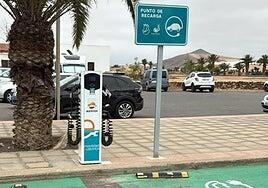 Cinco puntos de recarga para vehículos eléctricos